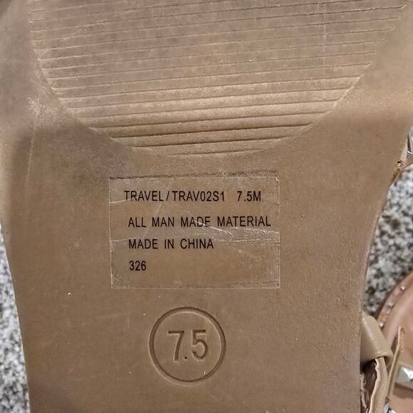 Women's Steve Madden "Travel" Studded Strappy Sandals | Size 7.5 - Picture 7 of 7